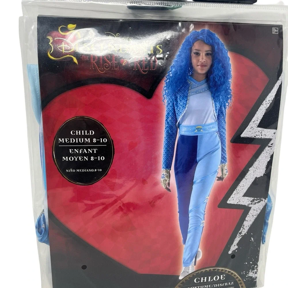 Disney Descendants 4 The Rise Of‎ Red Chloe Halloween Costume Child Medium 8-10 - Picture 3 of 6